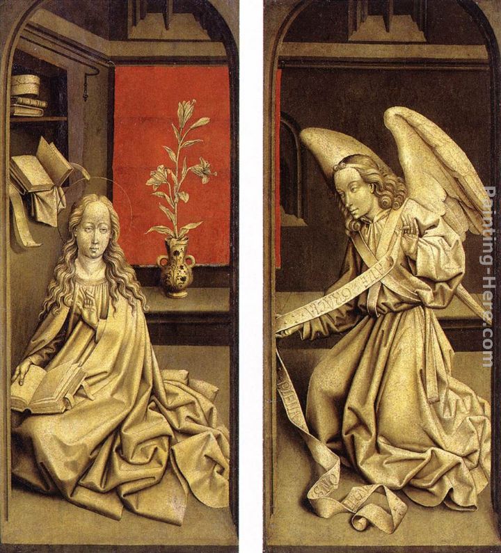 Bladelin Triptych exterior painting - Rogier van der Weyden Bladelin Triptych exterior art painting